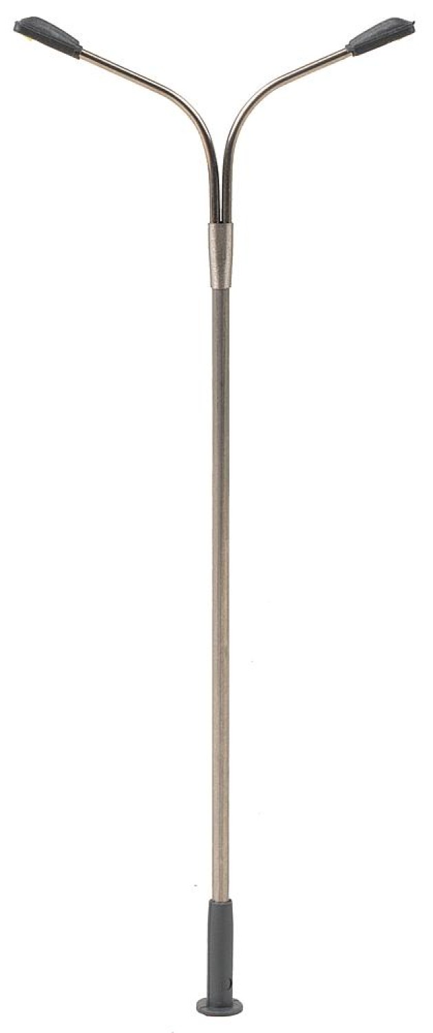 FALLER 180201 H0 LED Peitschenleuchte, Doppelausleger 