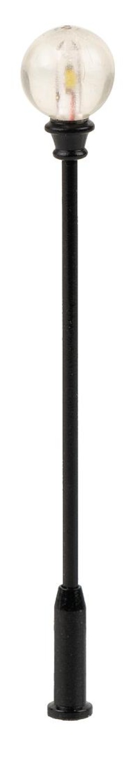 FALLER 180213 H0 LED-Parklaterne, Kugel-Aufsatzleuchte , warmweiß