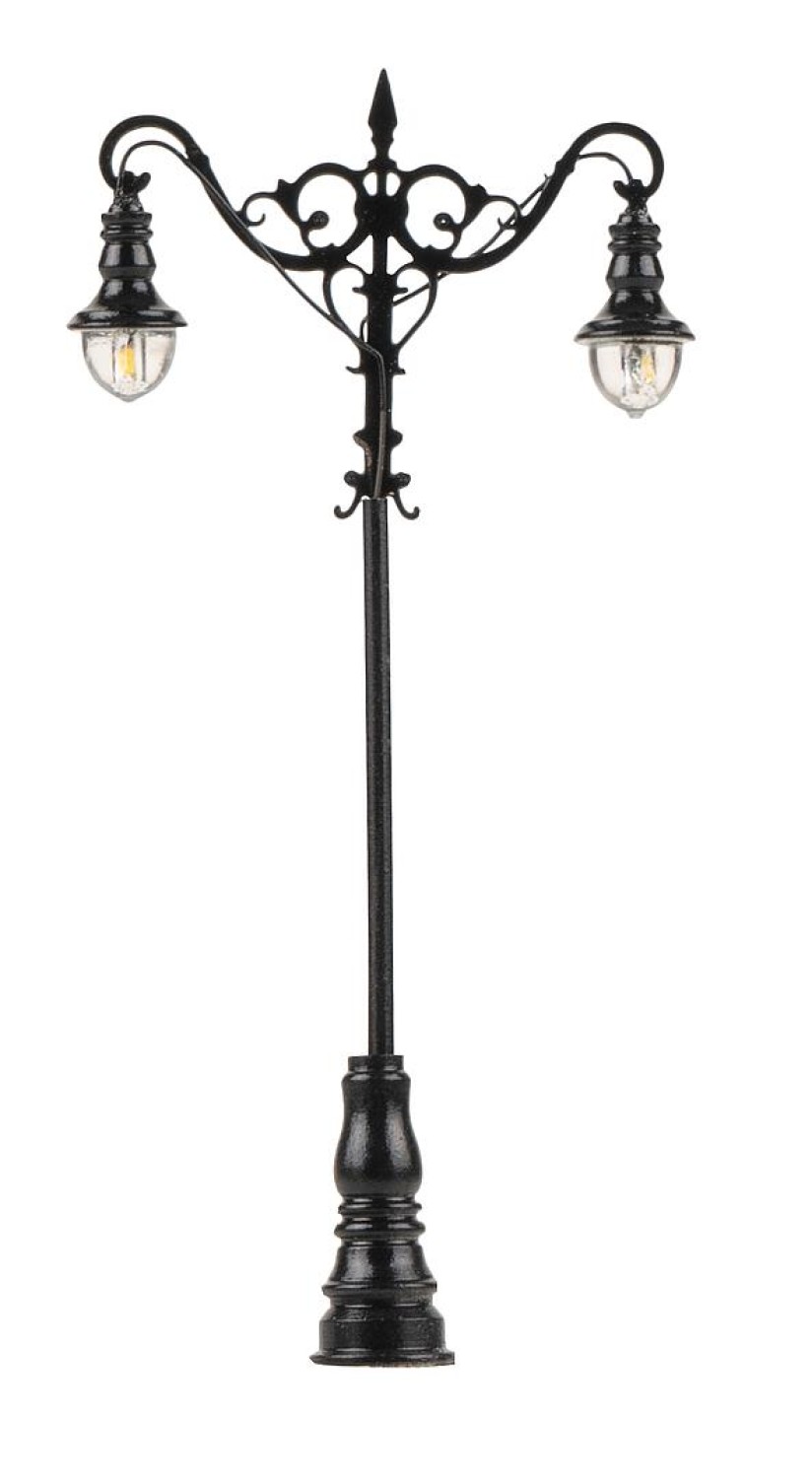 FALLER 180214 H0 LED-Laterne, Kugel-Hängeleuchten, warmweiß 