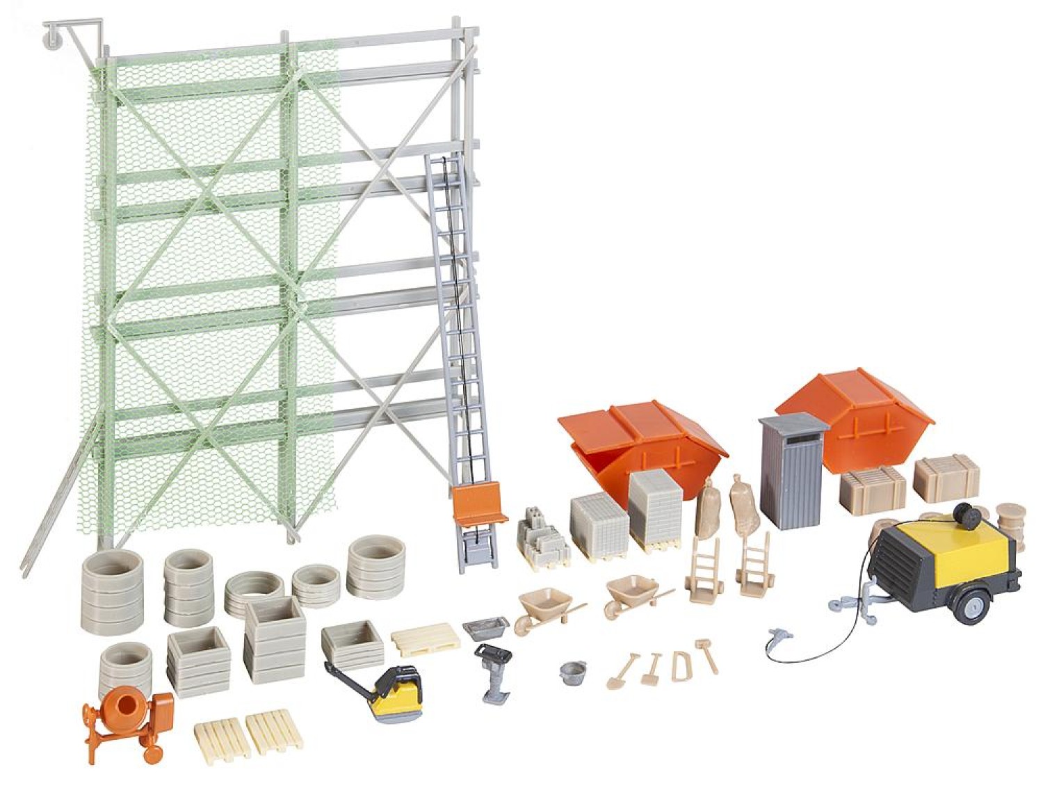 FALLER 180345 H0 Baustellenausstattungs-Set 
