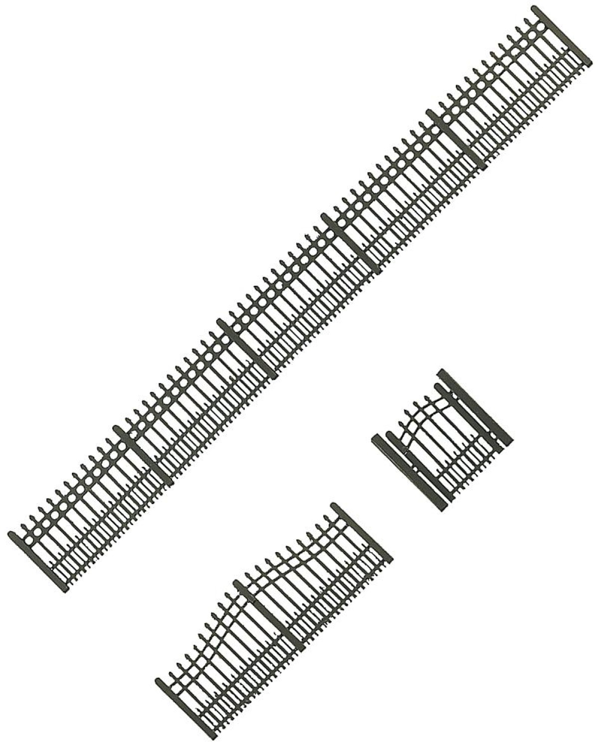 FALLER 180411 H0 Eisen-Gartenzaun, 684 mm 