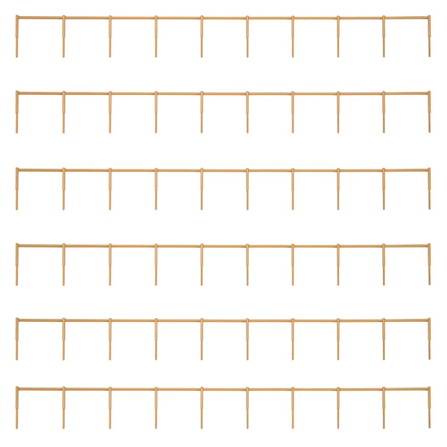 FALLER 180427 H0 Holzgeländer, 1242 mm 