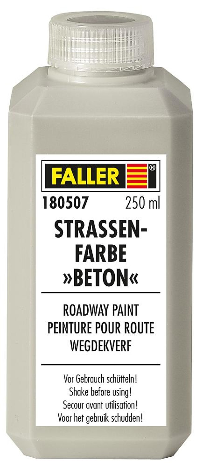 FALLER 180507 Straßenfarbe Beton 250 ml 