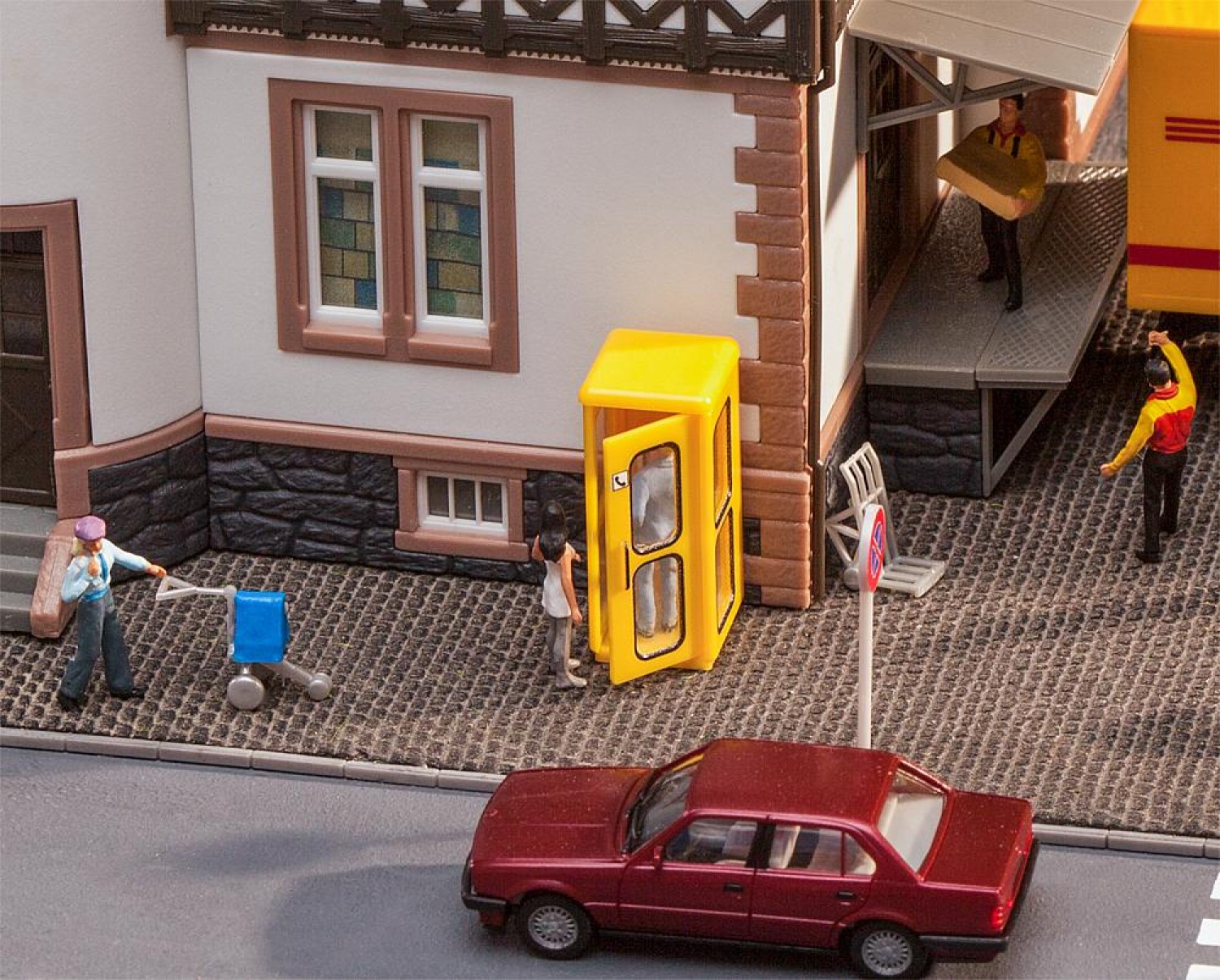 FALLER 180955 H0 Telefonzelle Bundespost 