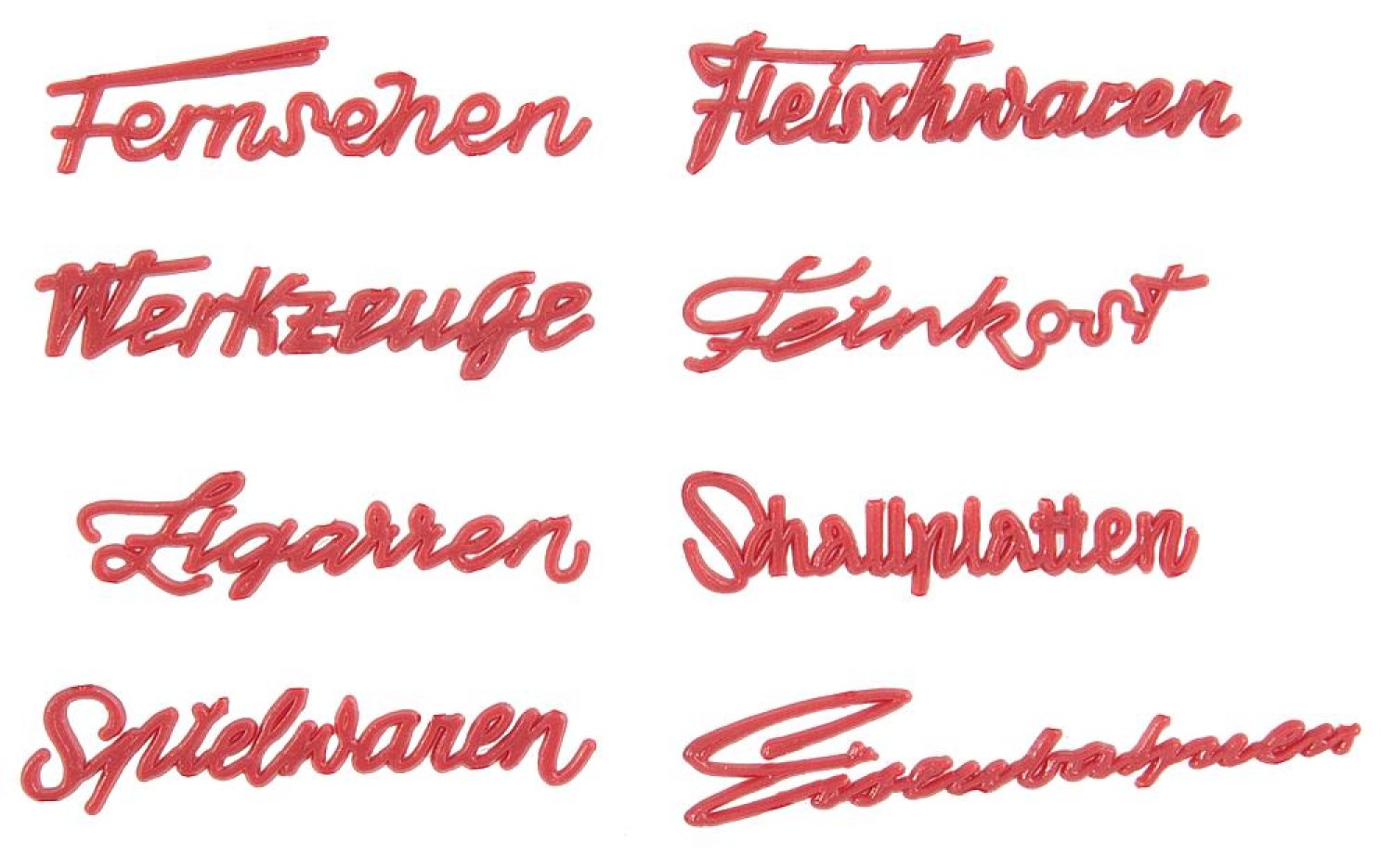FALLER 180962 H0 Ladenschriftzüge 50er Jahre 