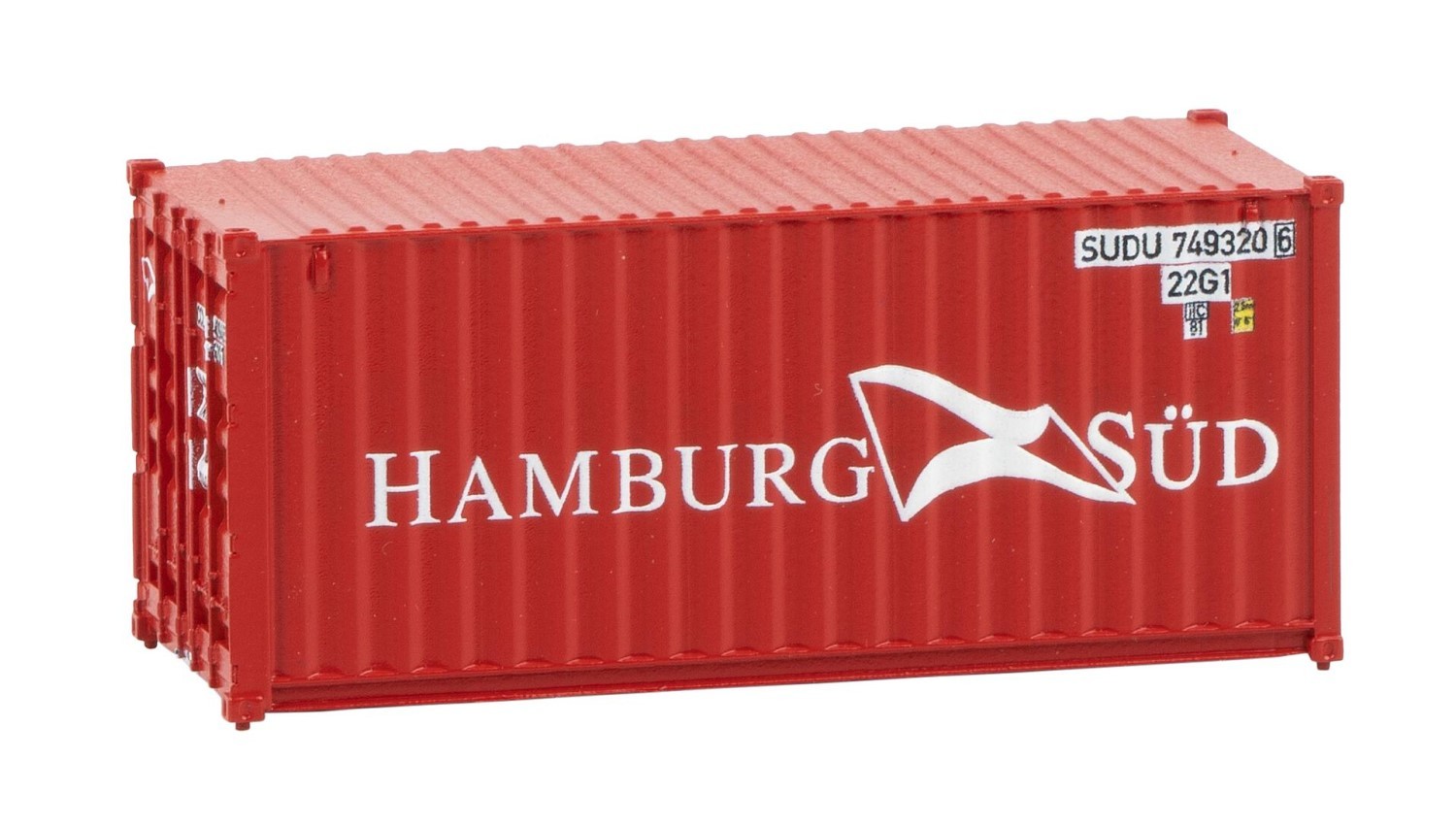 FALLER 182001 H0 20' Container HAMBURG SÜD 