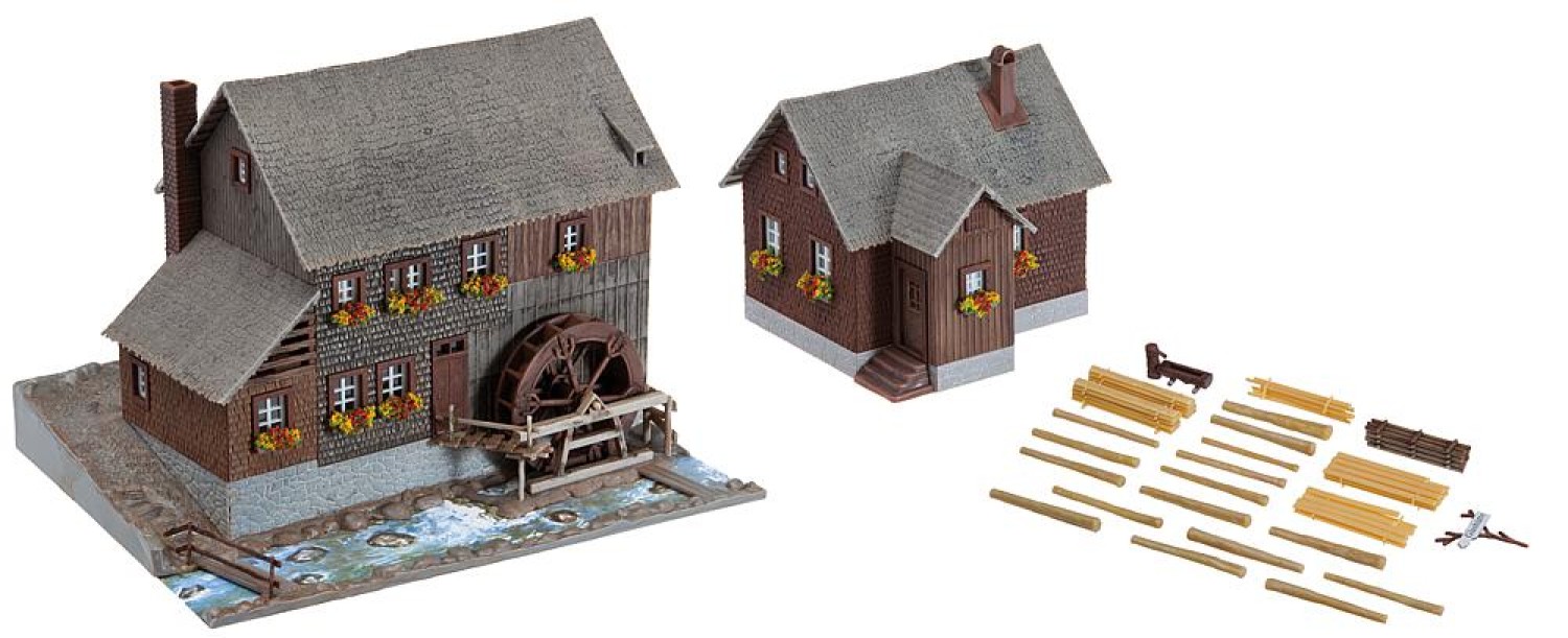 FALLER 191765 H0 Sägewerk mit Wohnhaus 