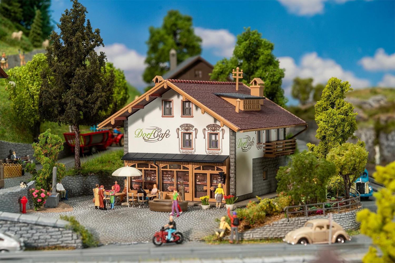 FALLER 191836 H0 Alpenhaus mit Café 