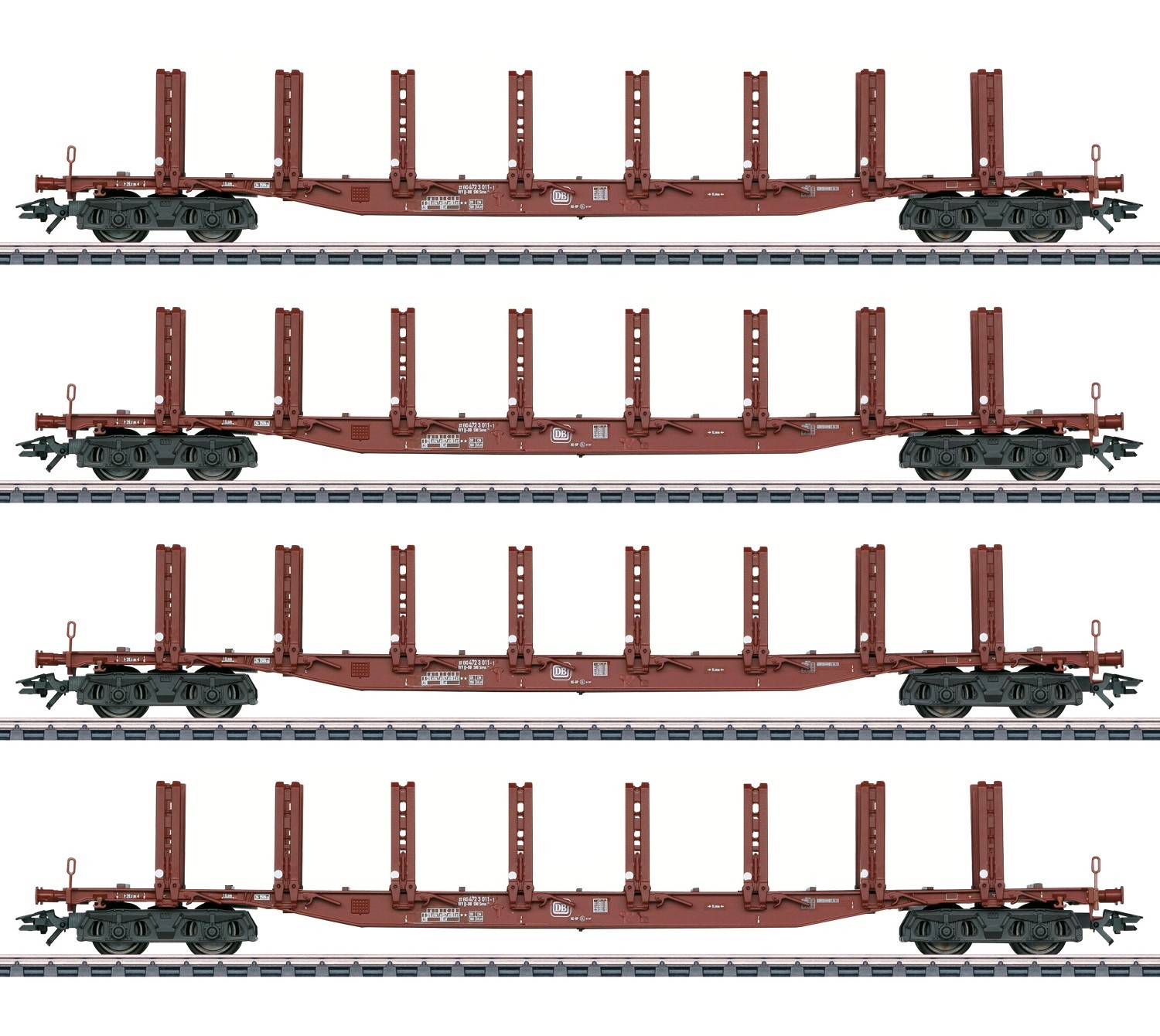 Märklin 4771 H0 Rungenwagen der DB, 4er-Set 