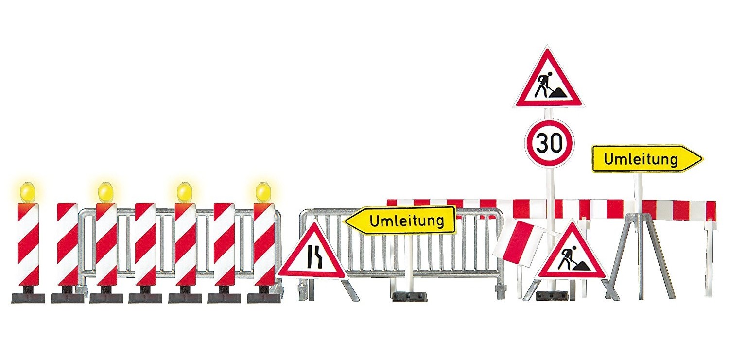 BUSCH 5937 H0 Baustellen-Set 
