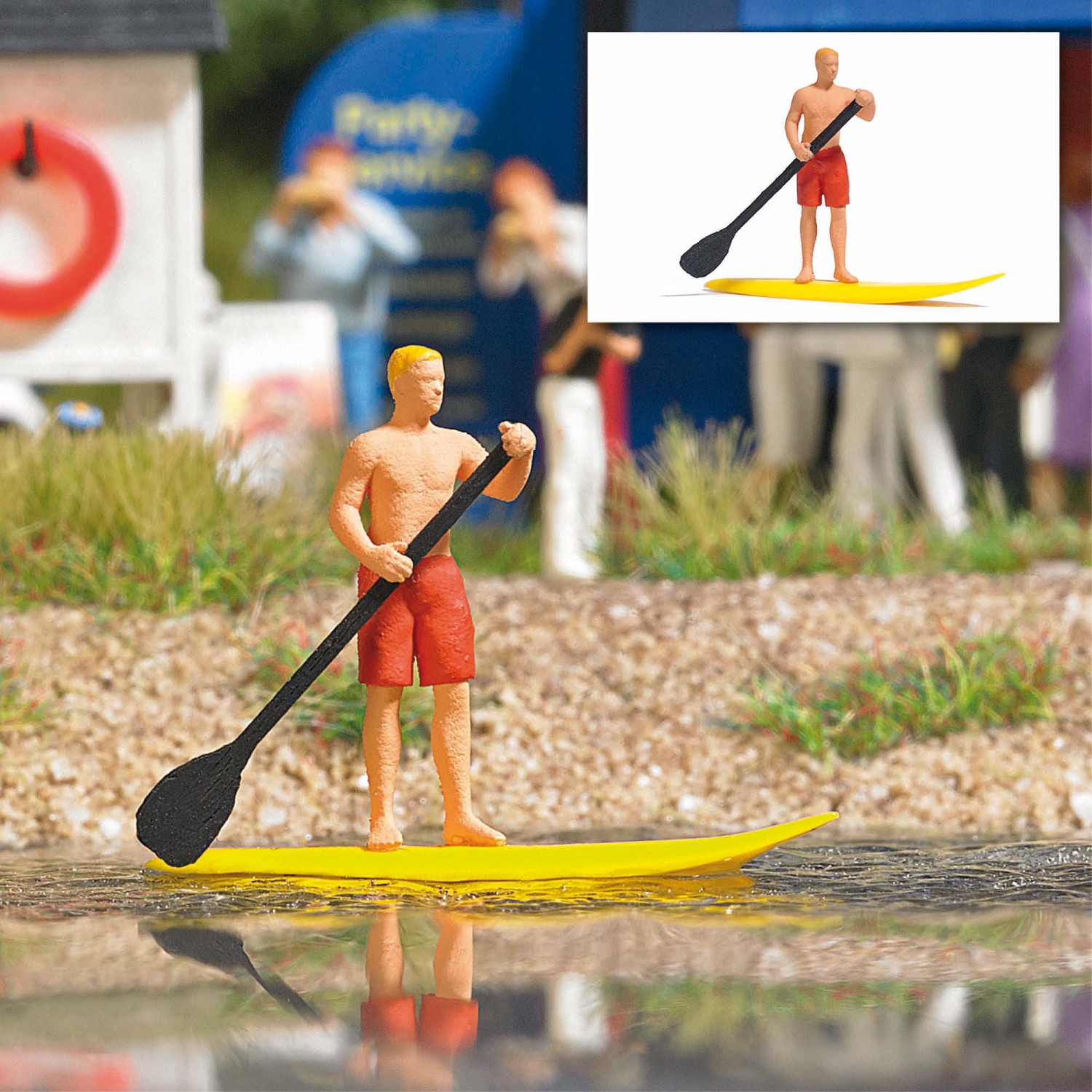 BUSCH 7864 H0 Stand Up Paddling 