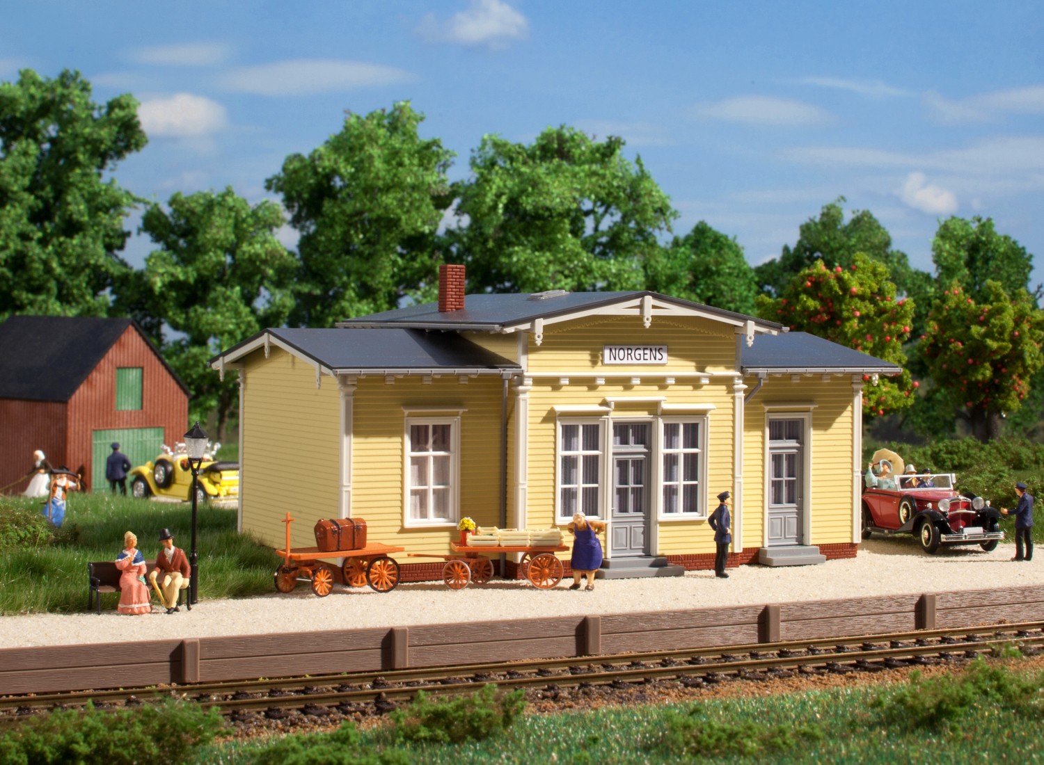 Auhagen 11449 H0 Bahnhof Norgens 