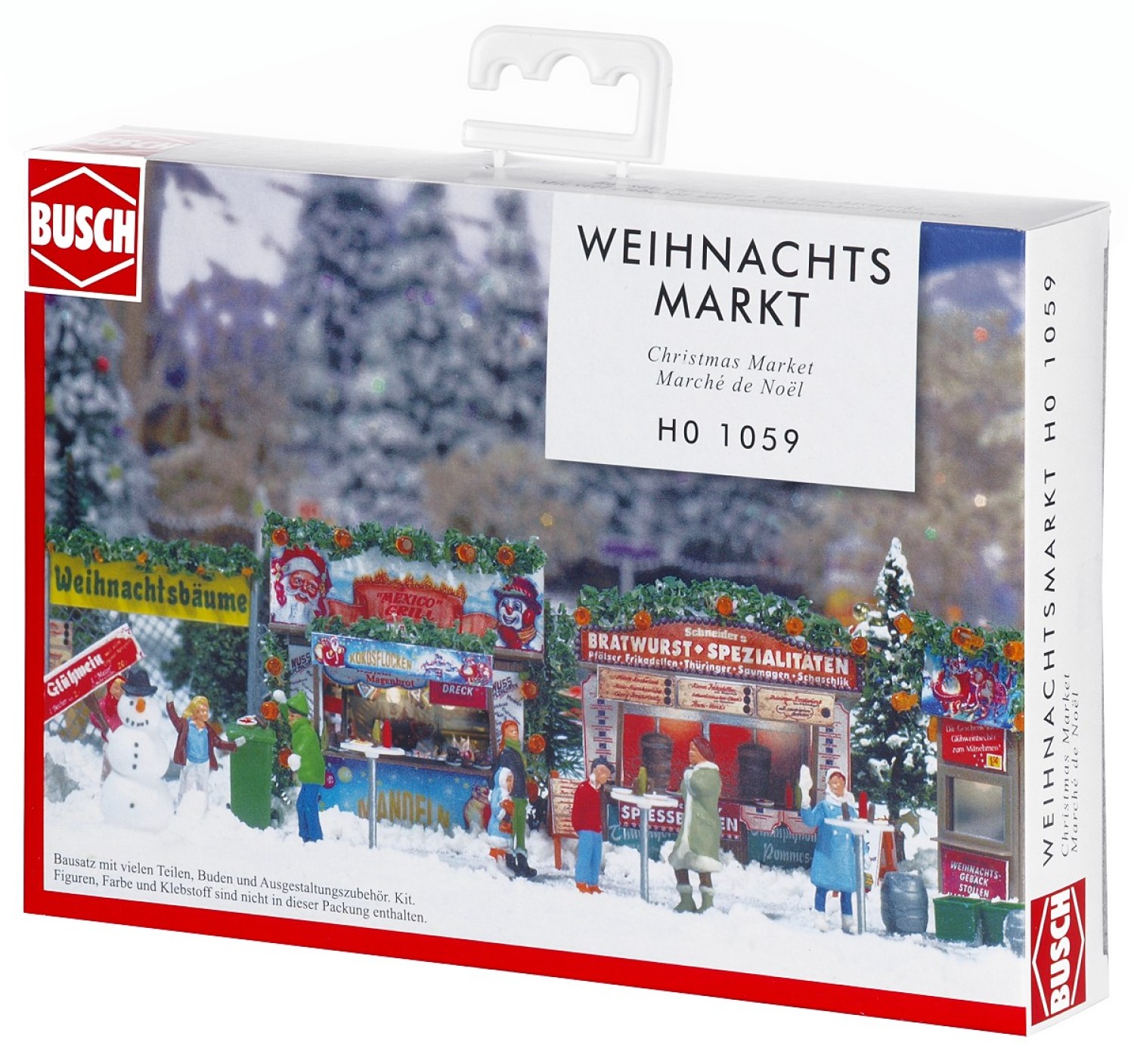 BUSCH 1059 H0 Weihnachtsmarkt 