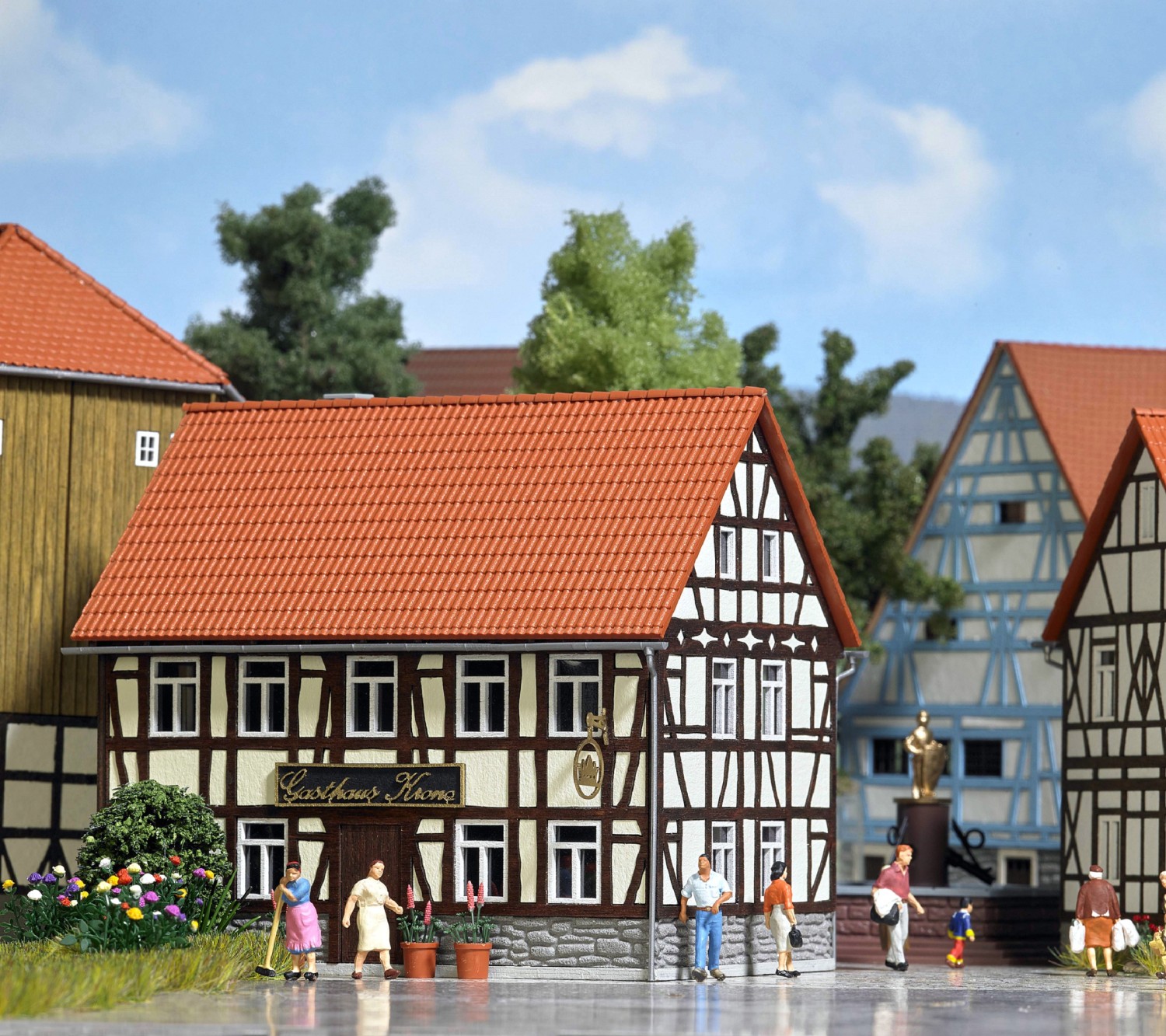 BUSCH 1532 H0 Gasthaus Krone 