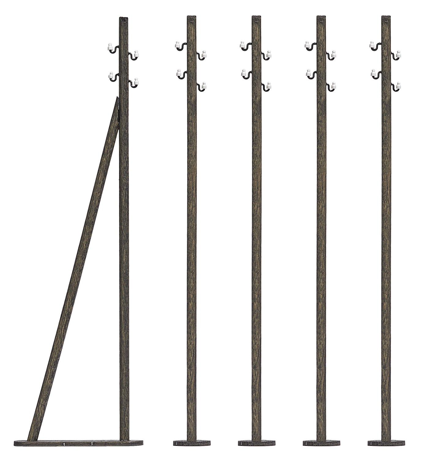 BUSCH 1569 H0 Freileitungsmasten 