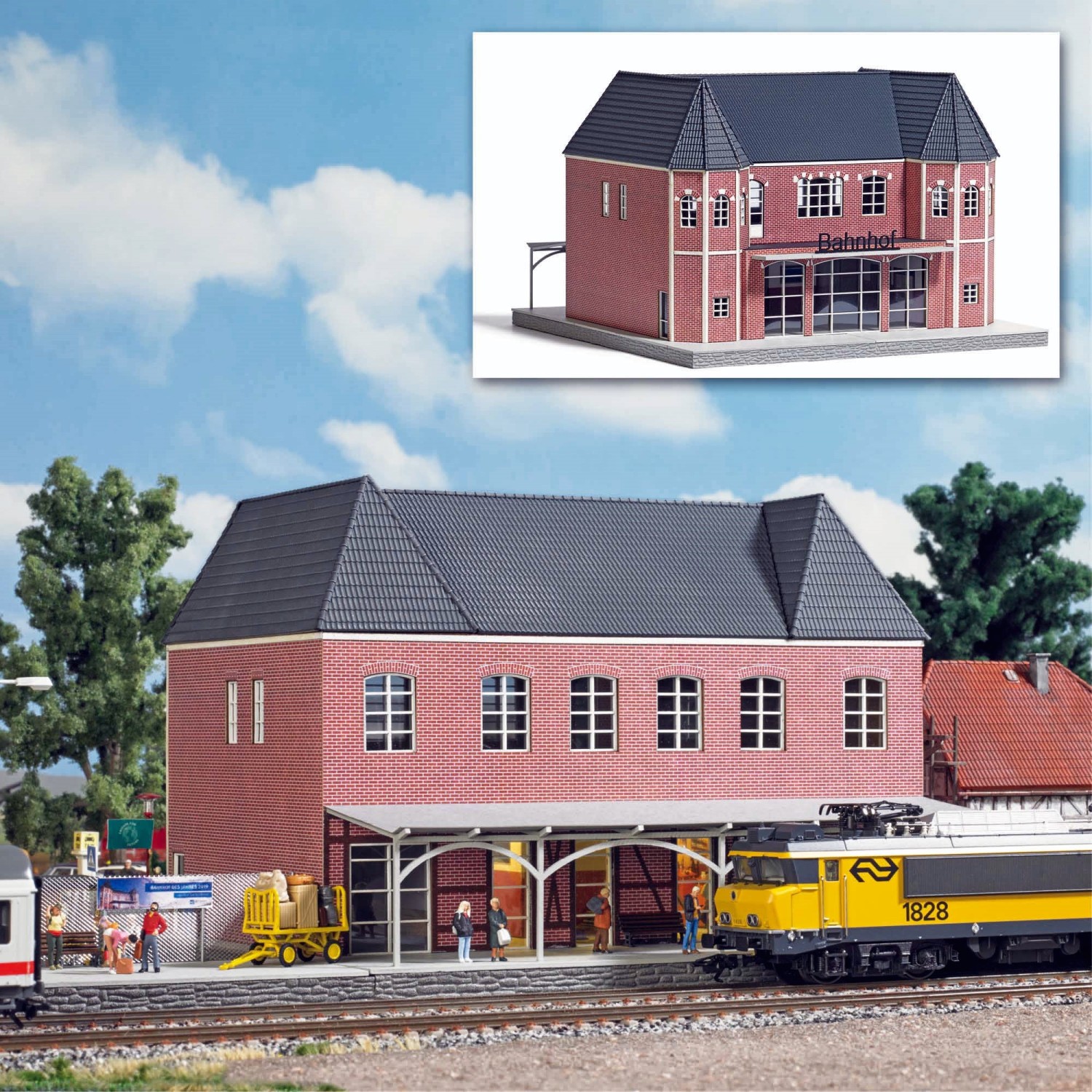 BUSCH 1661 H0 Bahnhof Bad Bentheim 