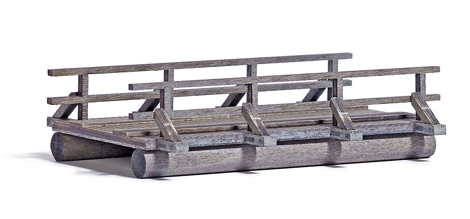 BUSCH 1850 H0 Holzbrücke 