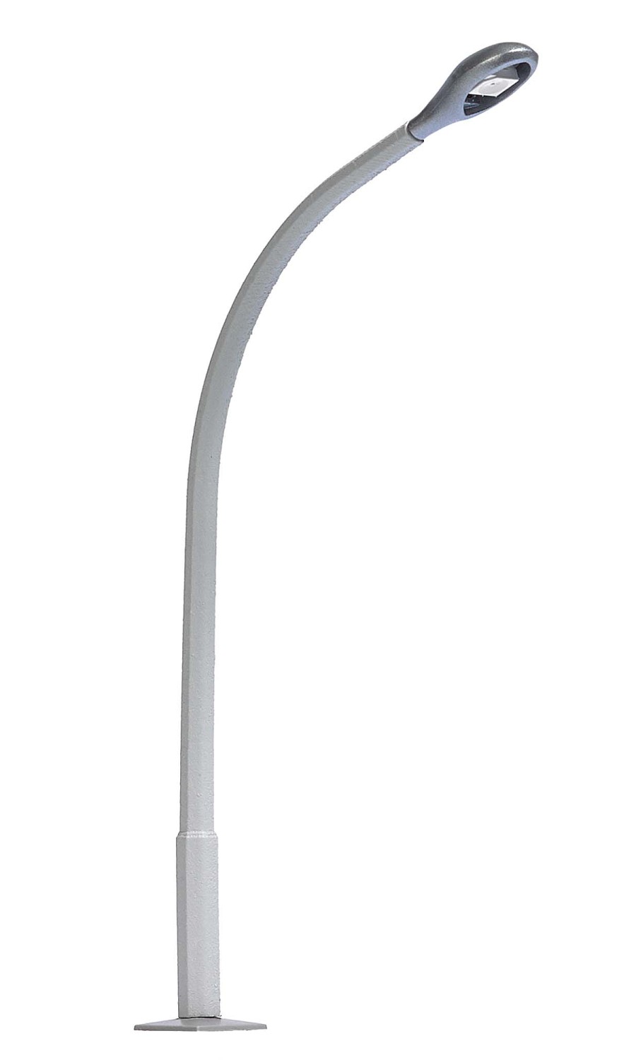 BUSCH 4126 H0 Betonmastleuchte mit gebogenem Mast 