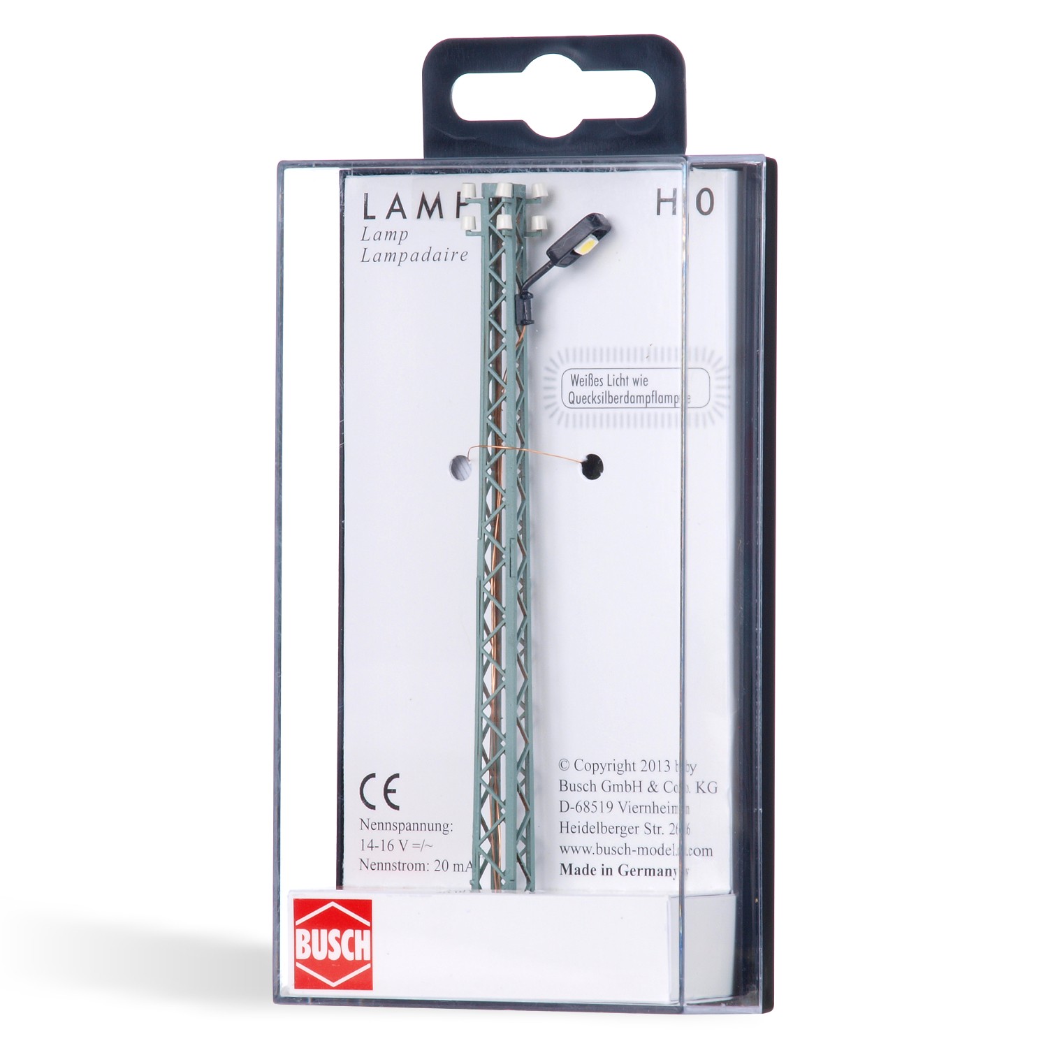 BUSCH 4150 H0 Gittermast-Leuchte 