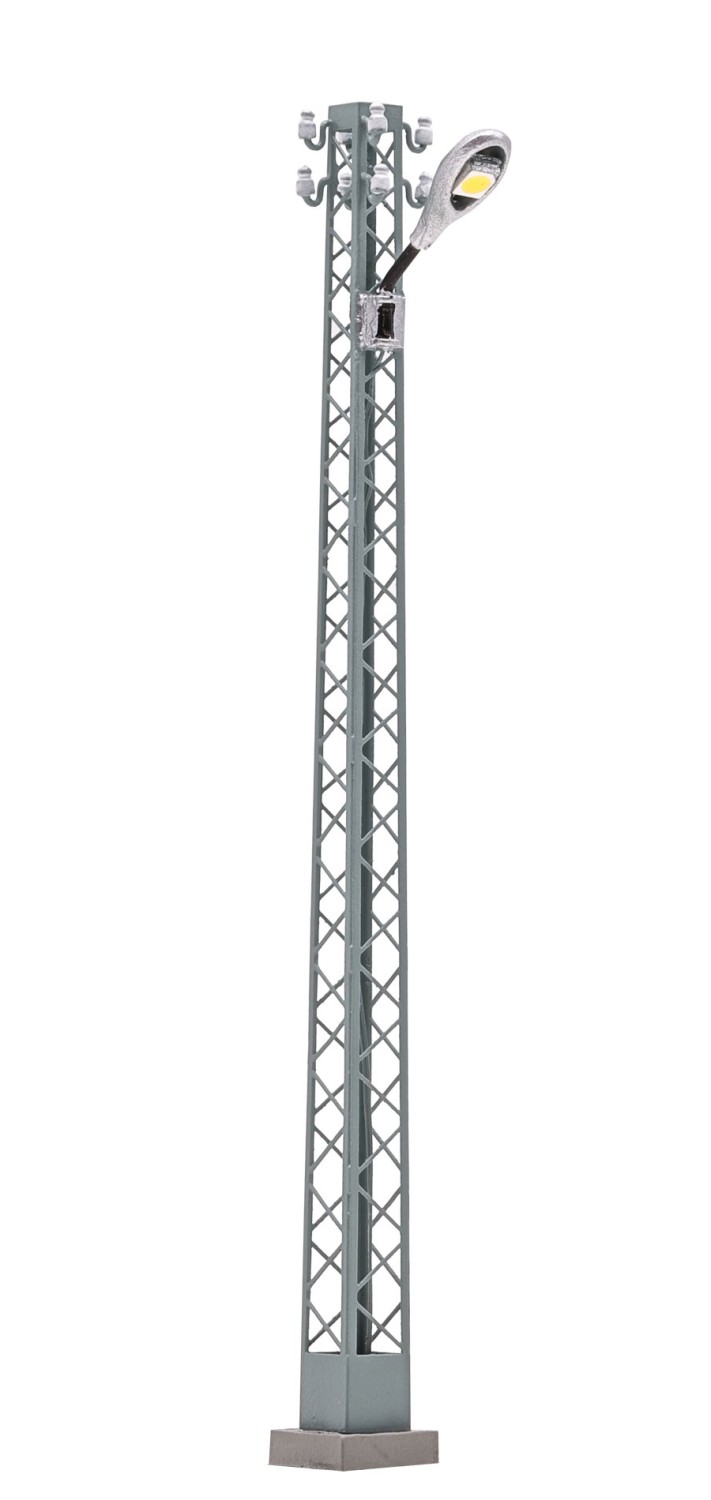BUSCH 4189 H0 Gittermastleuchte (gelb) 