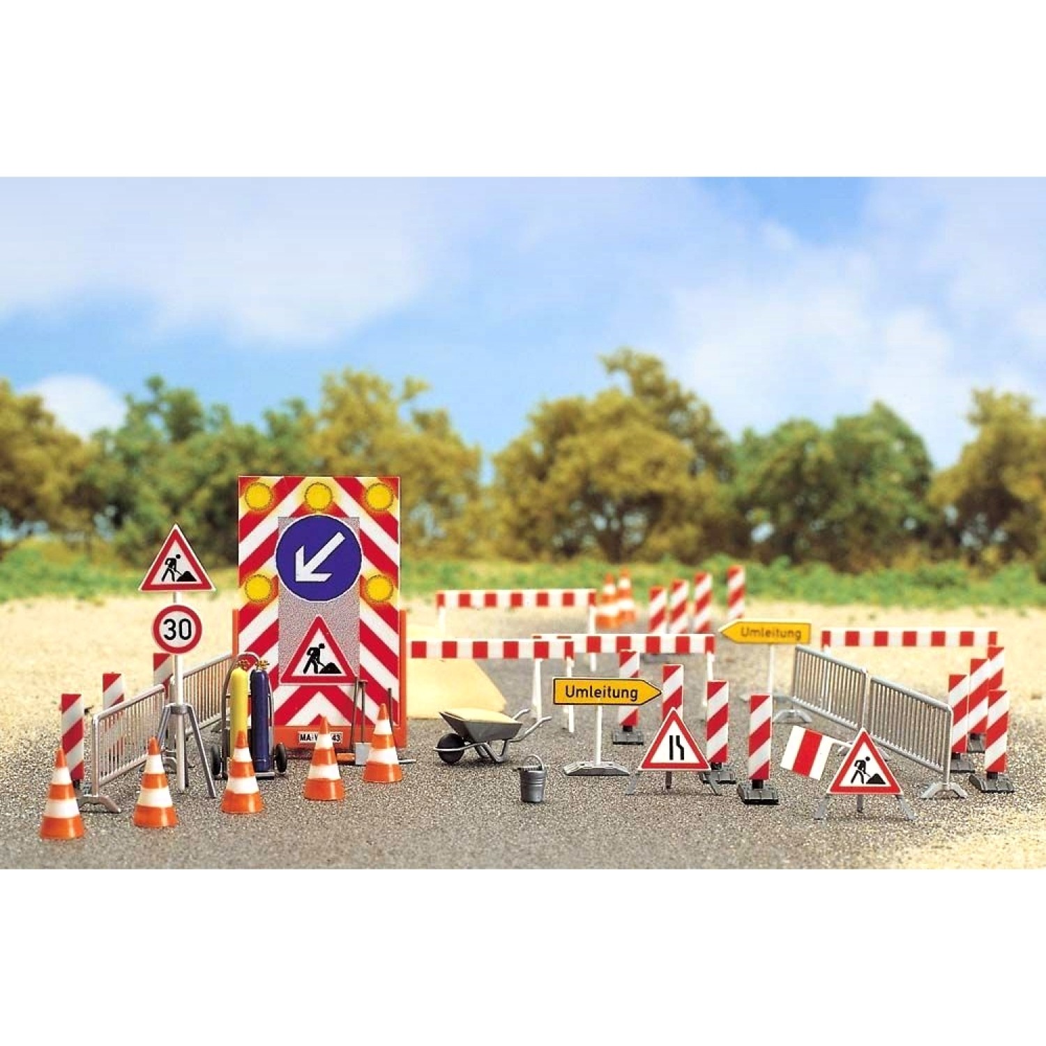 BUSCH 6048 H0 Baustellen-Set 