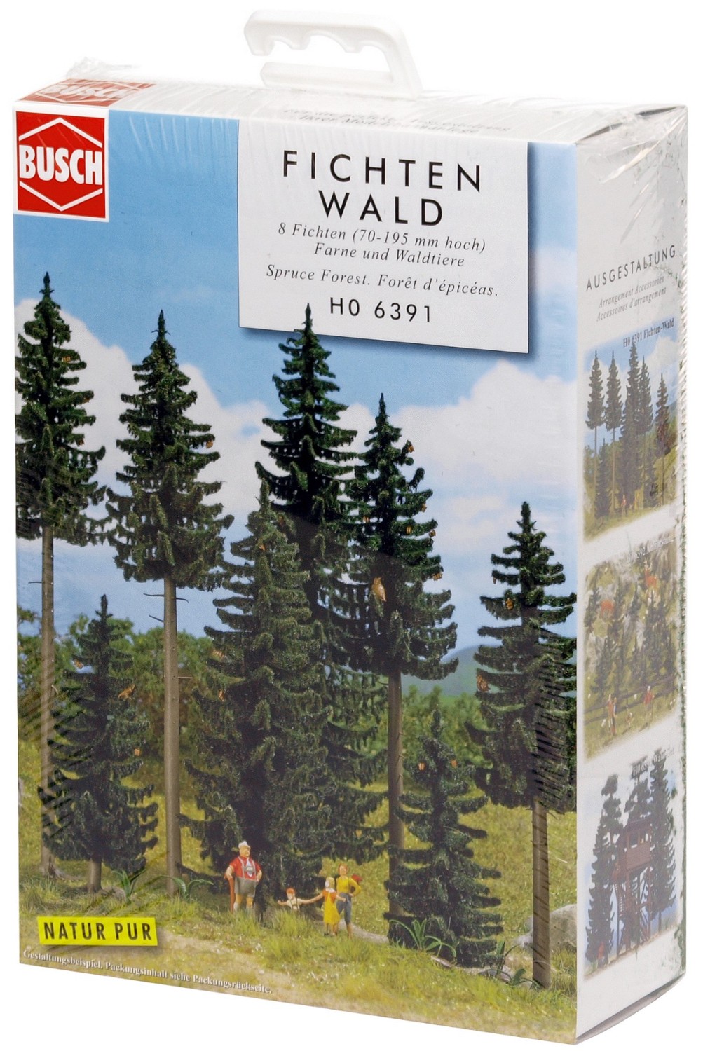 BUSCH 6391 H0 Fichten-Wald 