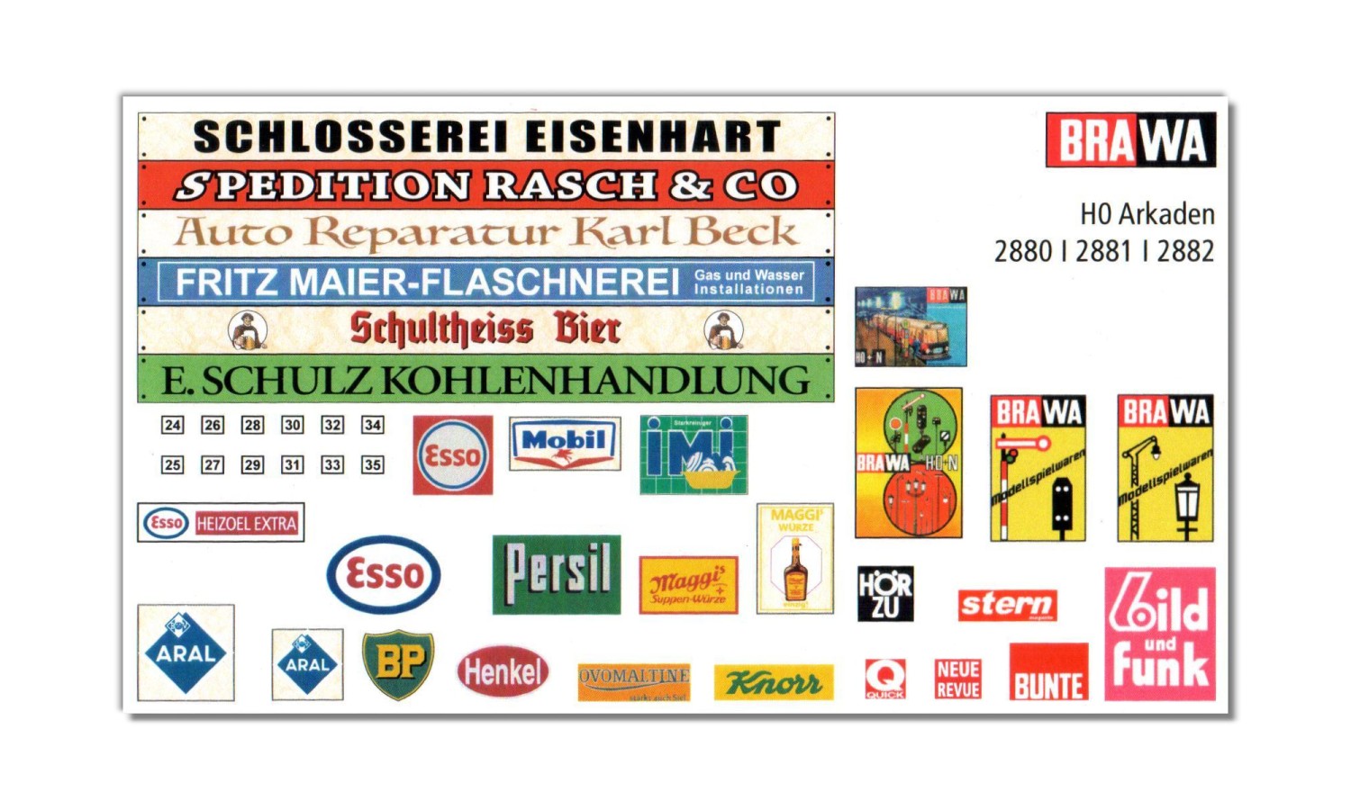 BRAWA 2882 H0 Arkaden geschlossen 