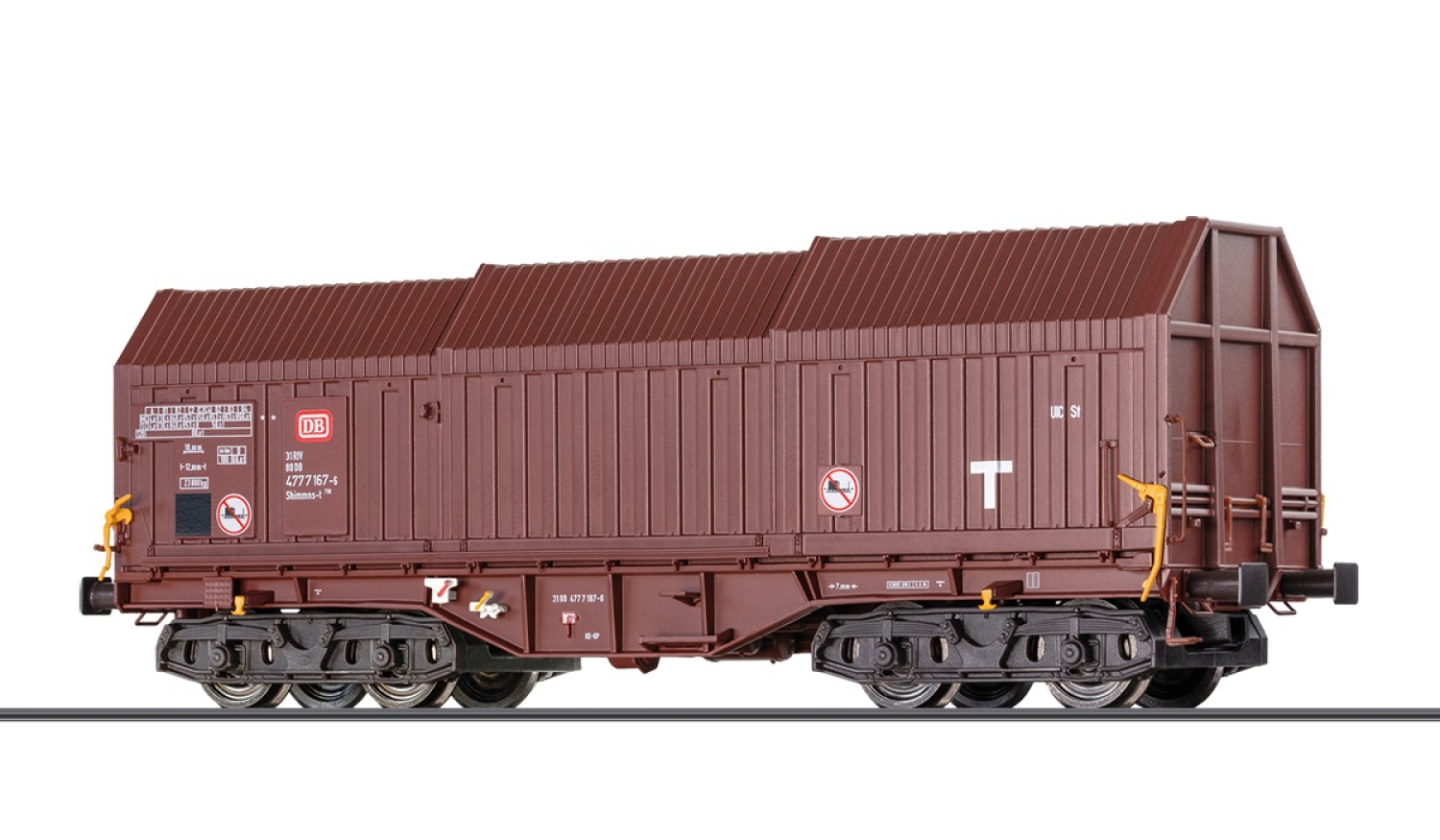 BRAWA 51001 H0 Teleskophaubenwagen Shimmns-t708, DB 