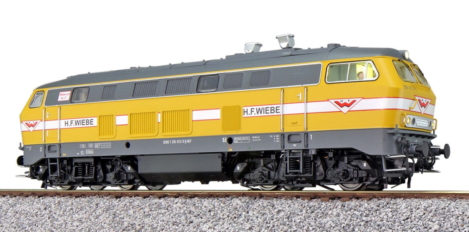 ESU 31003 H0 Diesellok BR 216 012, Wiebe "Sound+Rauch" 