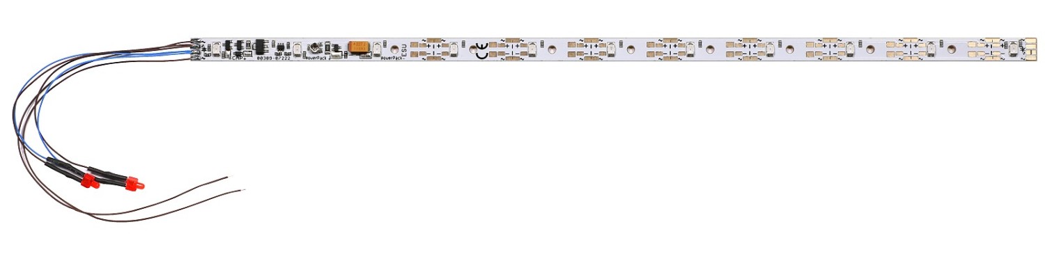 ESU 50702 H0/TT/N Innenbeleuchtung gelb mit Schlusslicht 