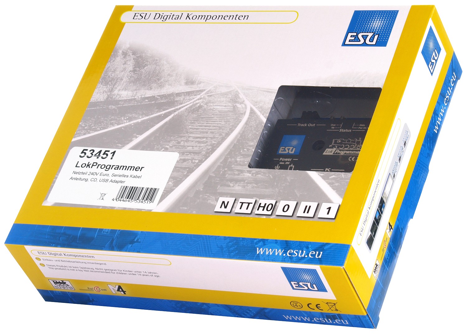ESU 53451 Lokprogrammer mit USB Adapter 