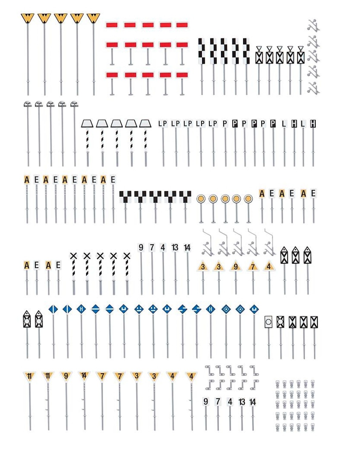 FALLER 120298 H0 Streckenschilder-Set 