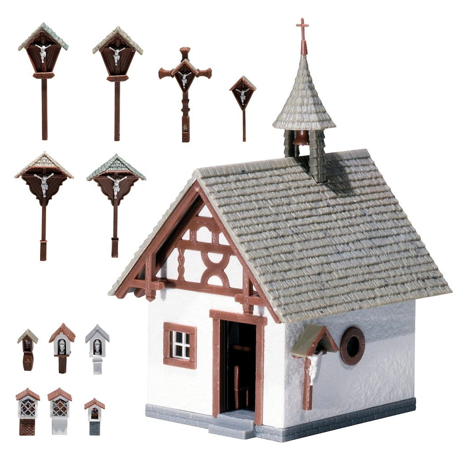 FALLER 130235 H0 Kapelle mit Wegkreuzen 