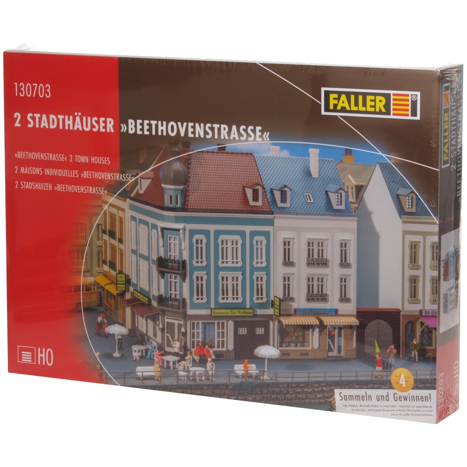 FALLER 130703 H0 2 Stadthäuser Beethovenstraße 