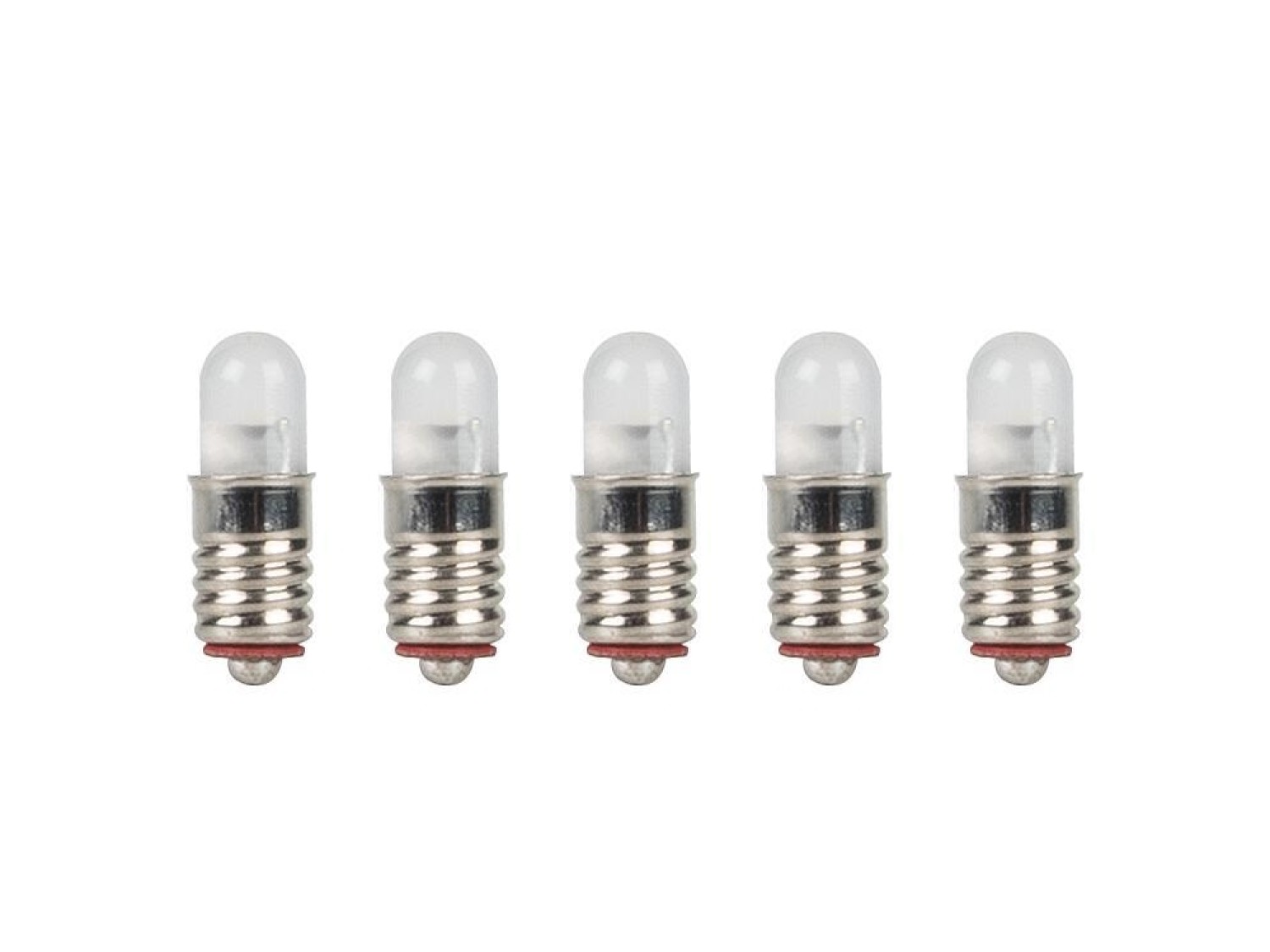 FALLER 180228 5 LEDs für Beleuchtungssockel, warmweiß 