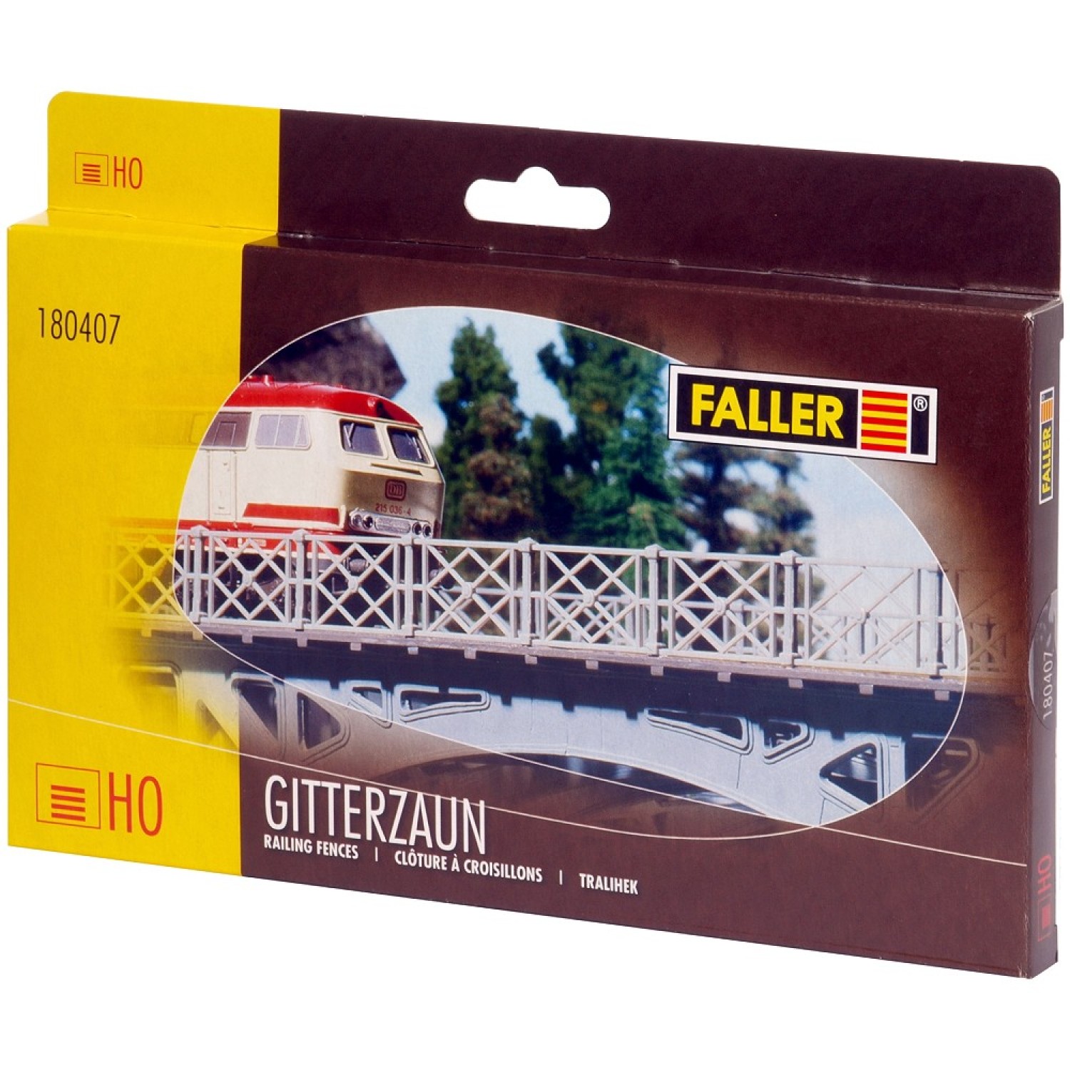 FALLER 180407 H0 Gitterzaun, 1080 mm 