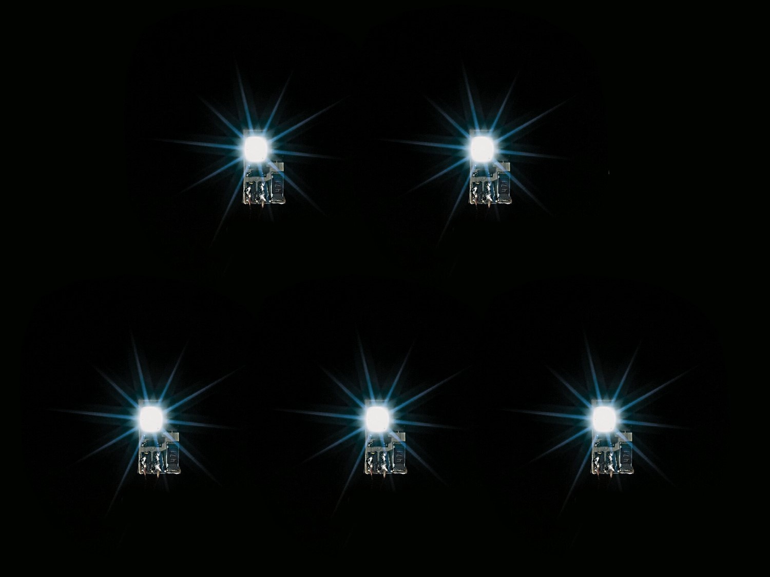 FALLER 180647 LEDs, weiß (5 Stück) 