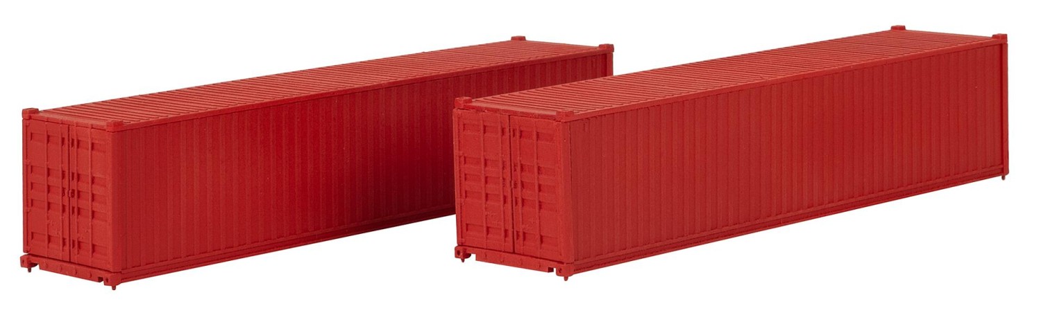 FALLER 182154 H0 40' Container, rot, 2er-Set 