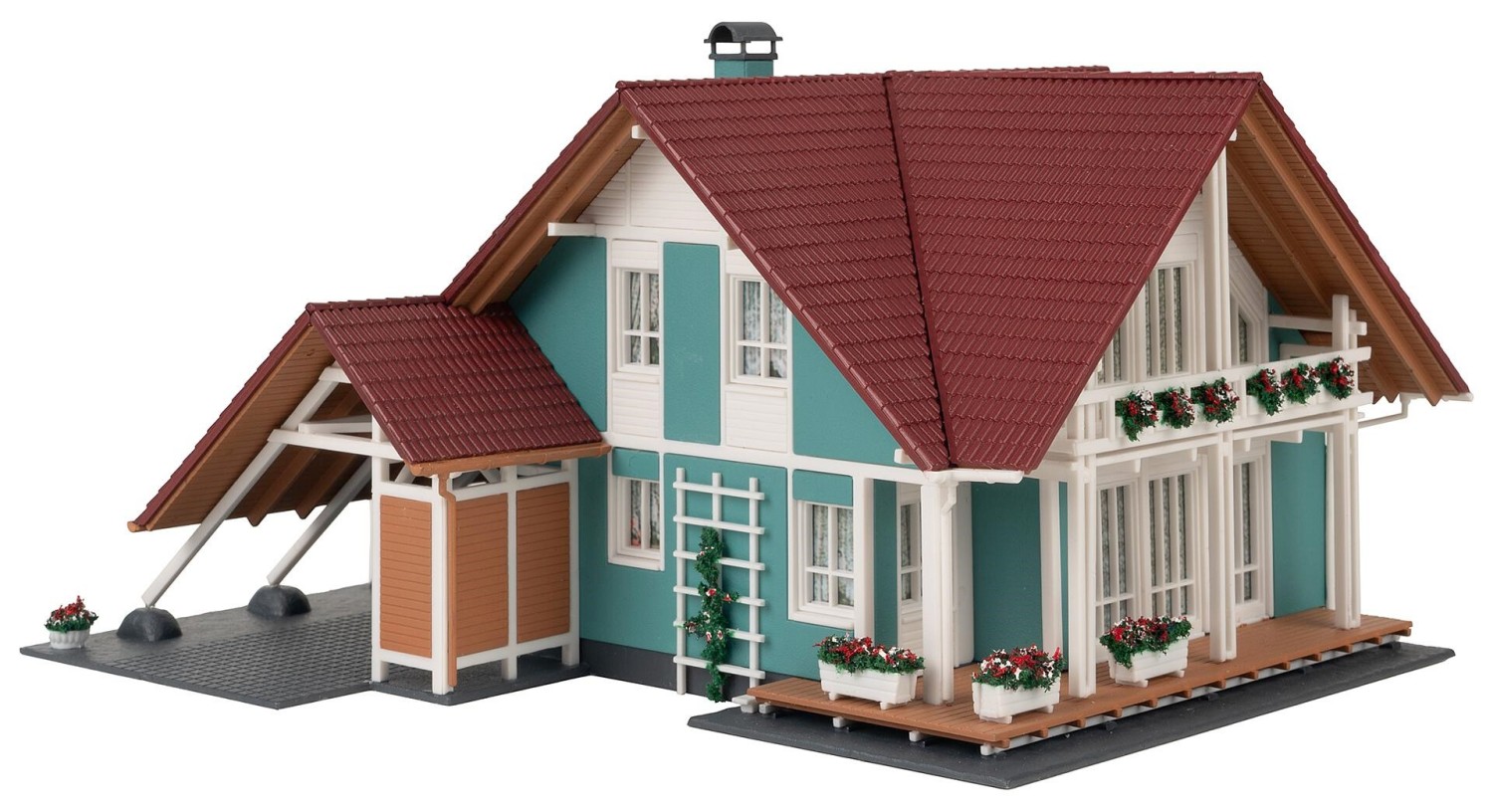 FALLER 191815 H0 Wohnhaus mit Carport 