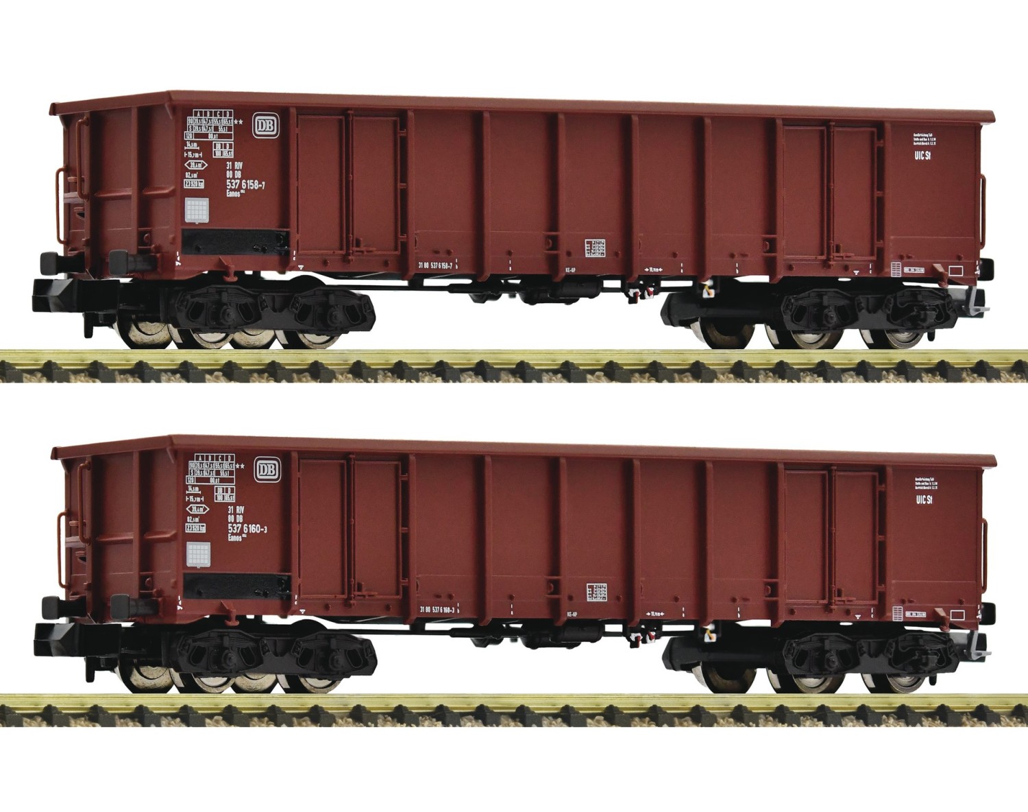 Fleischmann 830250 N Offene Güterwagen, DB 2er-Set 