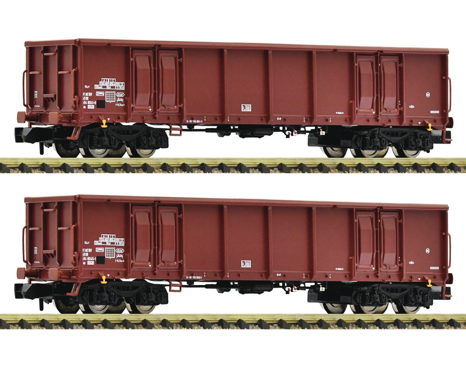 Fleischmann 830253 N Offene Güterwagen, DR 2er-Set 