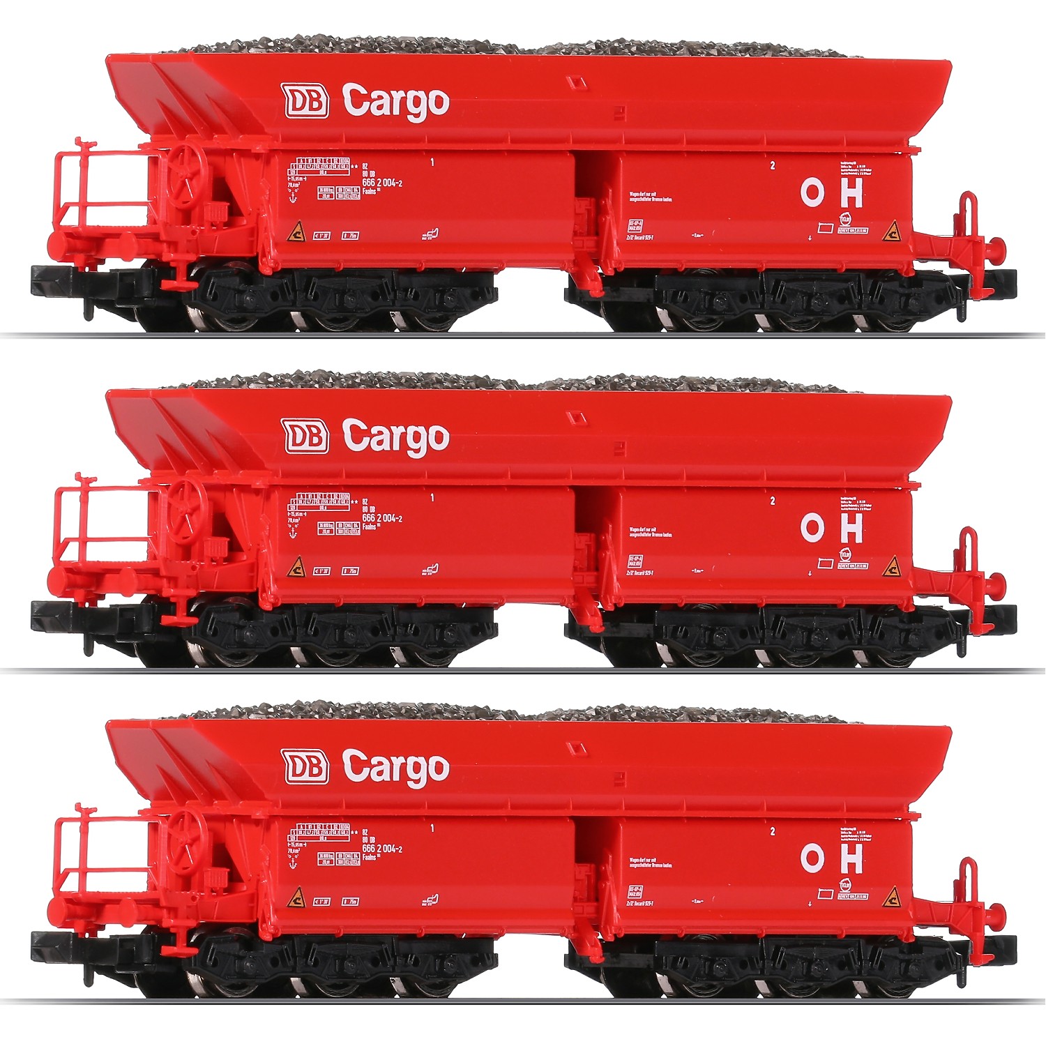 Fleischmann 852703 N Selbstentladewagen der DB AG 3er-Set 