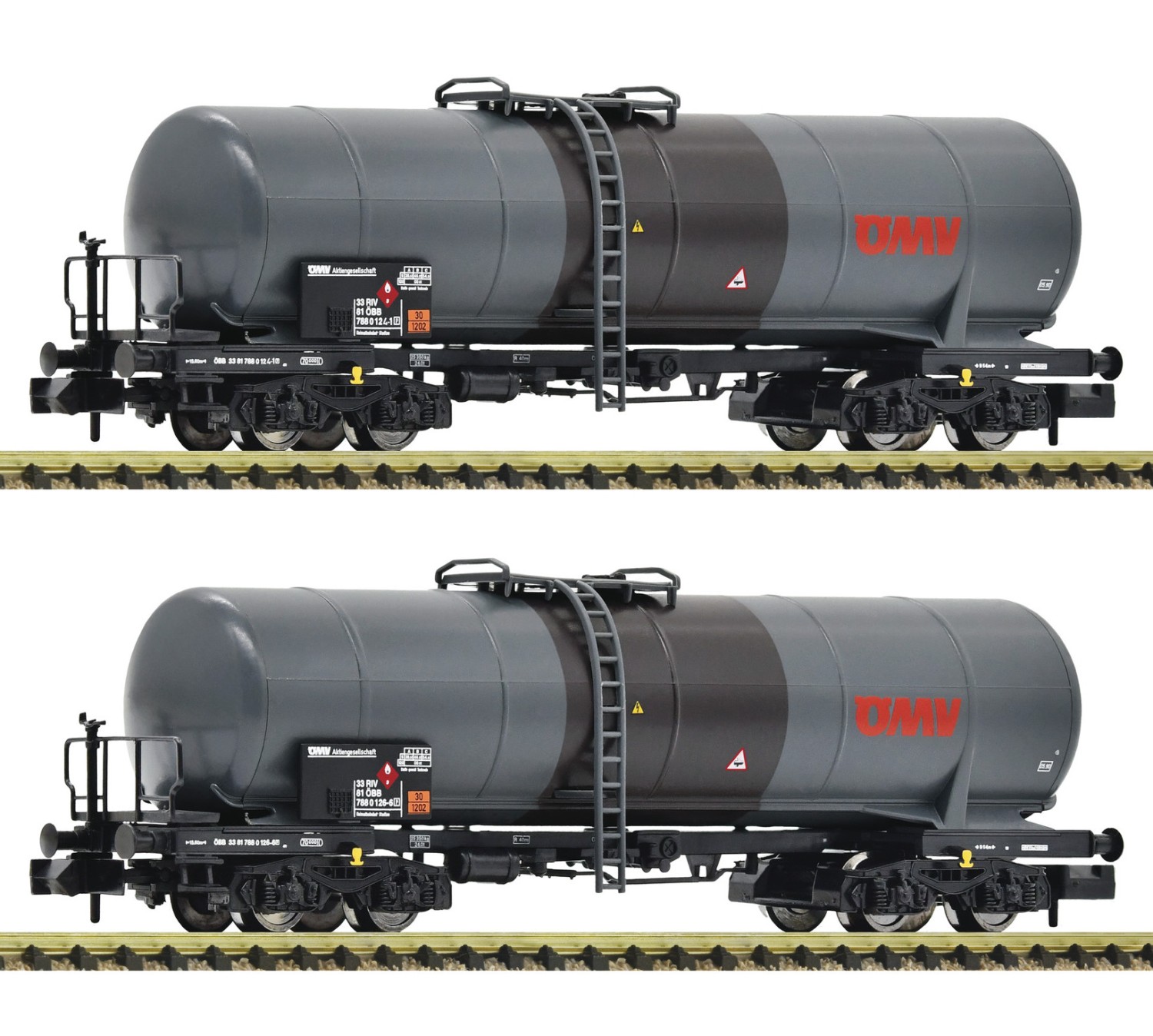 Fleischmann 825812 N Kesselwagen OMV, ÖBB 2er-Set 