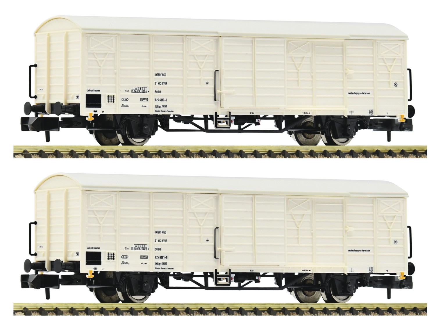 Fleischmann 826215 N Kühlwagen „Interfrigo‟, DR 2er-Set 