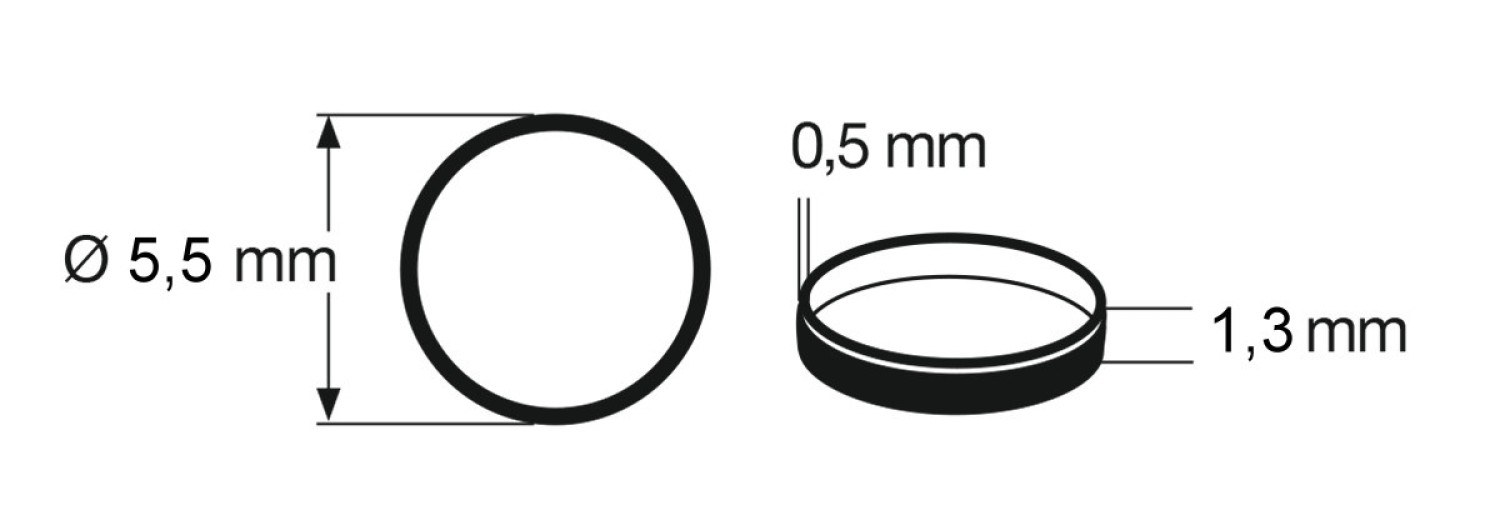 Fleischmann 948004 (00547001) N Haftreifen (10 Stück) 