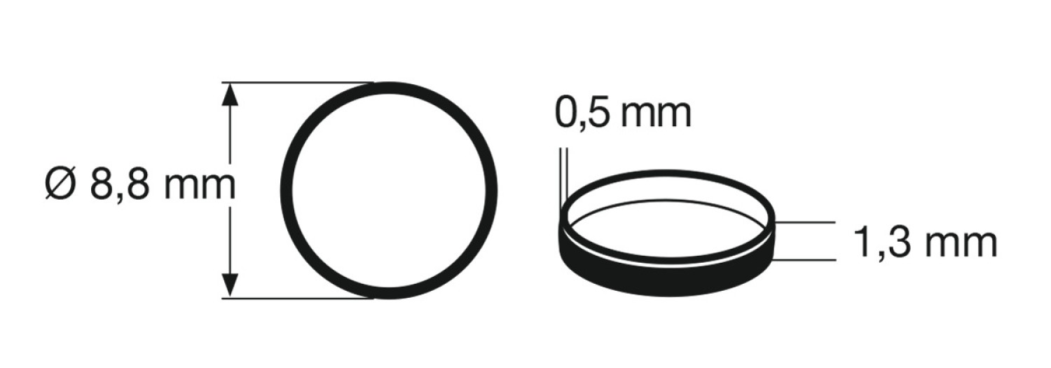 Fleischmann 948006 (00547004) N Haftreifen (10 Stück) 