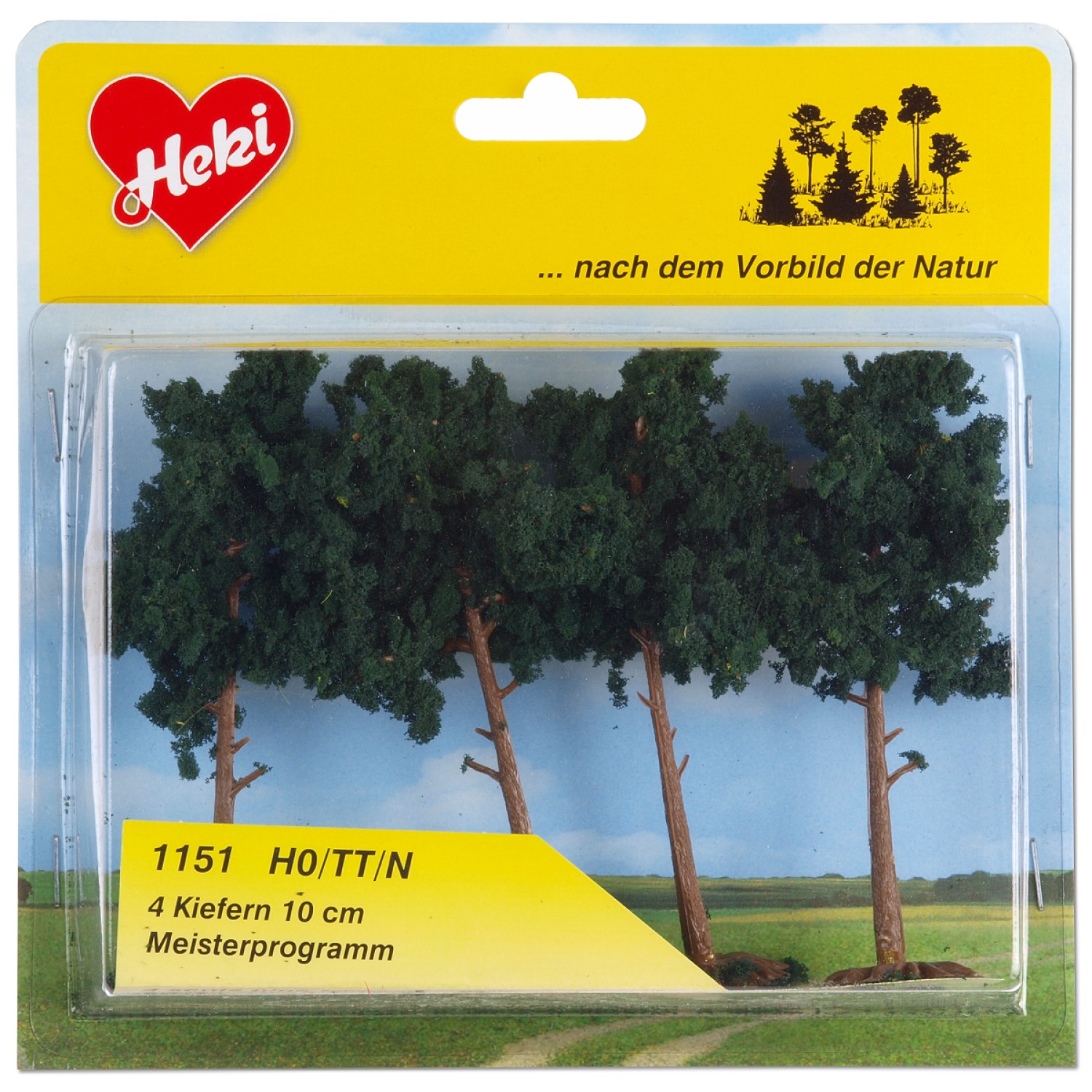 Heki 1151 H0/TT/N 4 Kiefern 10 cm 