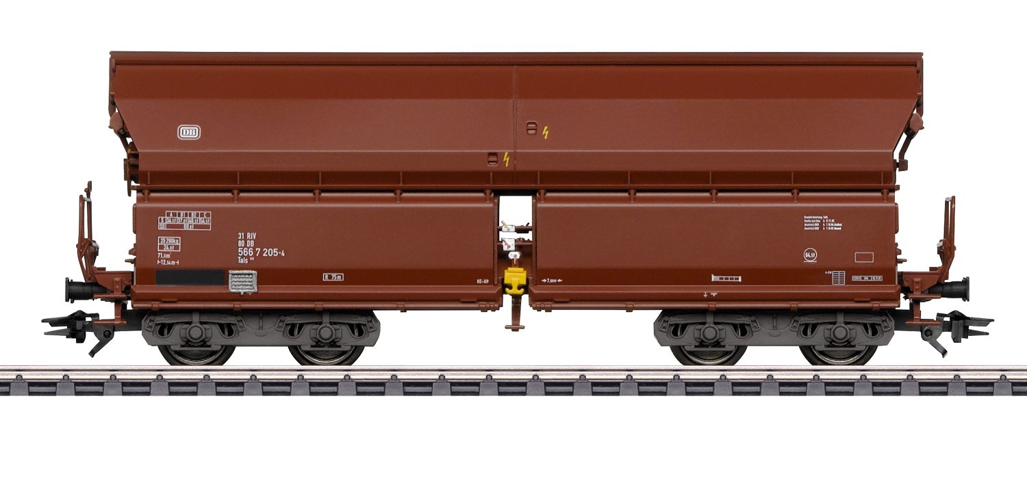 Märklin 00730 H0 Schwenkdachwagen Tals 968, DB 24er-Set (Display)