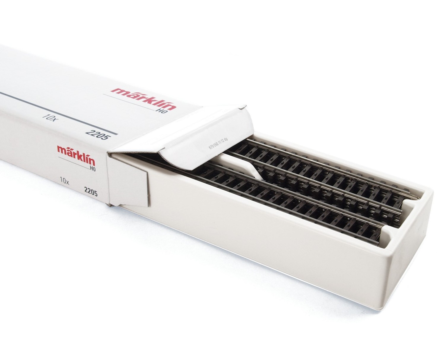 Märklin 2205 H0 K-Gleis Flexibles Gleis 900 mm (10 Stück) 