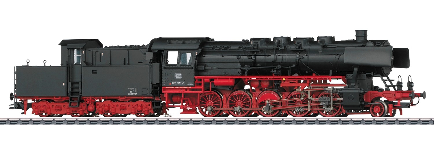 Märklin 37814 H0 Dampflok mit Kabinentender BR 051, DB "Digital+Sound"